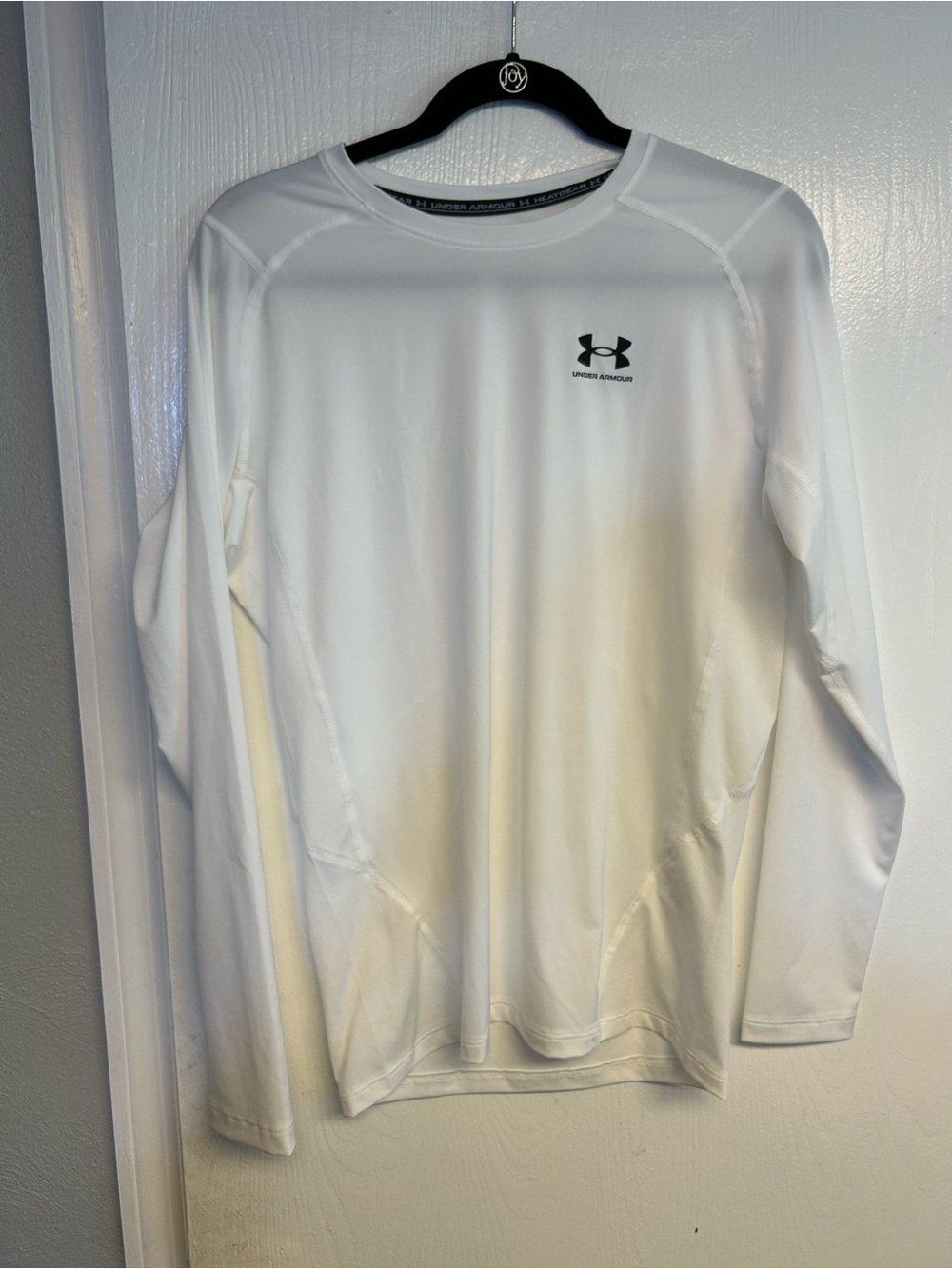 Under Armour Men’s White Long-Sleeve Performance Shirt